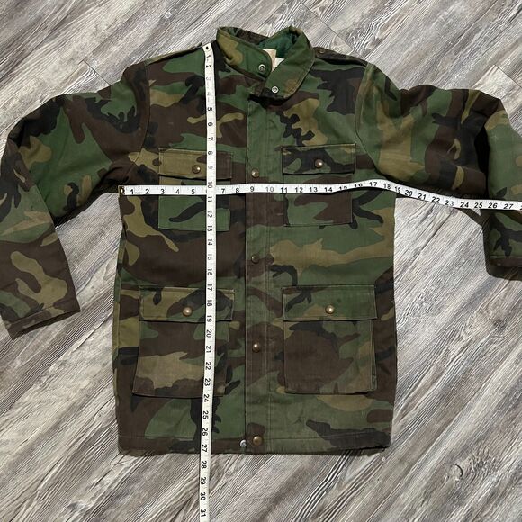 Kicks USA Woodland Camo Field Jacket L - Picture 4 of 12